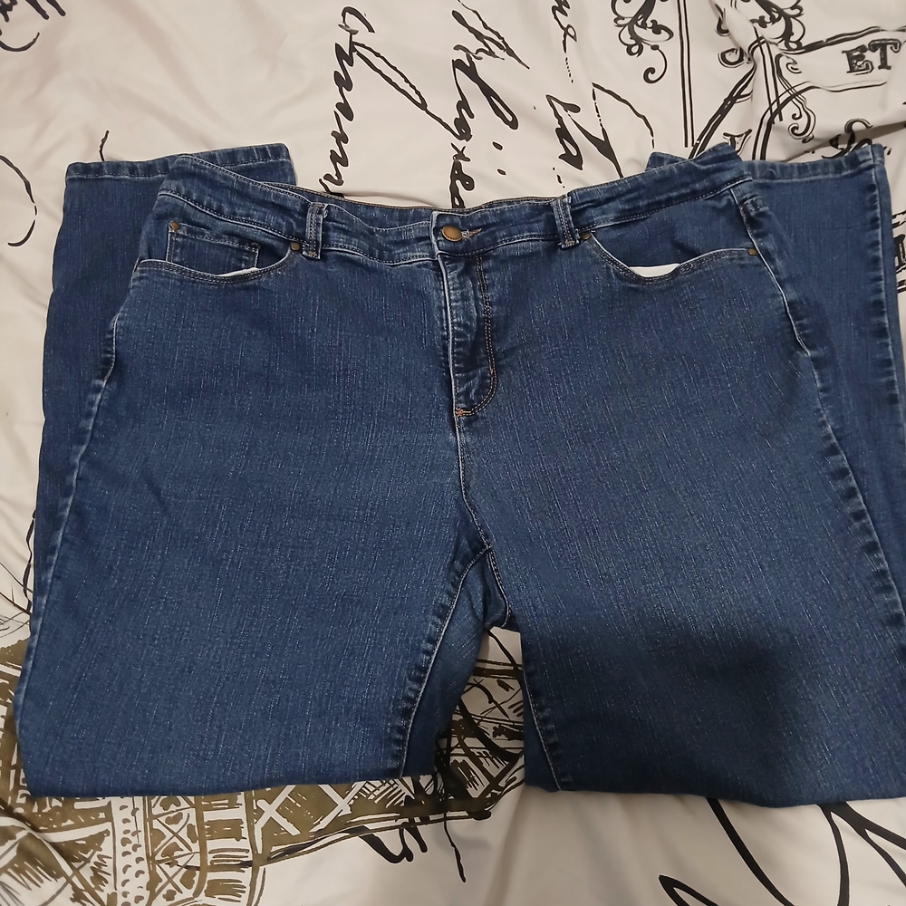 Charter Club Blue Straight Leg Jeans